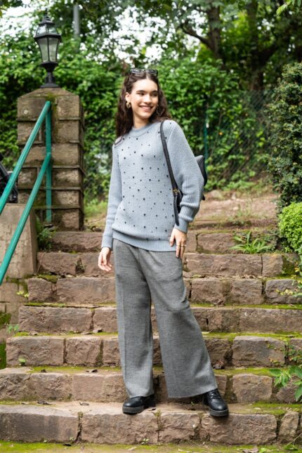 Stylish Lounge Knit Co-ord Set – Chic Women’s Outfit for Relax Days